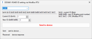 DDS661 ModBus RTU Executable